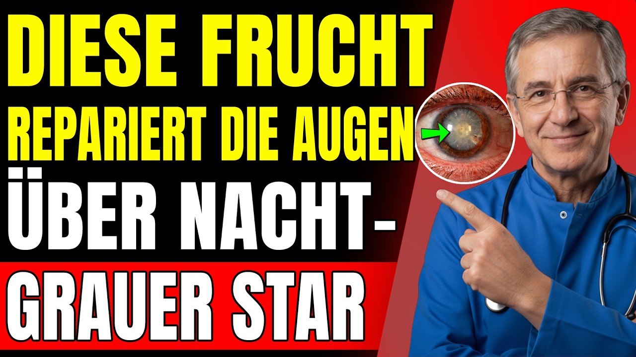 Arzt erklärt: Die beste Frucht, die man vor dem Schlafengehen für gesunde Augen essen sollte