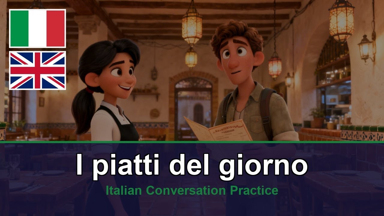 Learn Italian: Café & Restaurant Conversations | Practice A2-B1