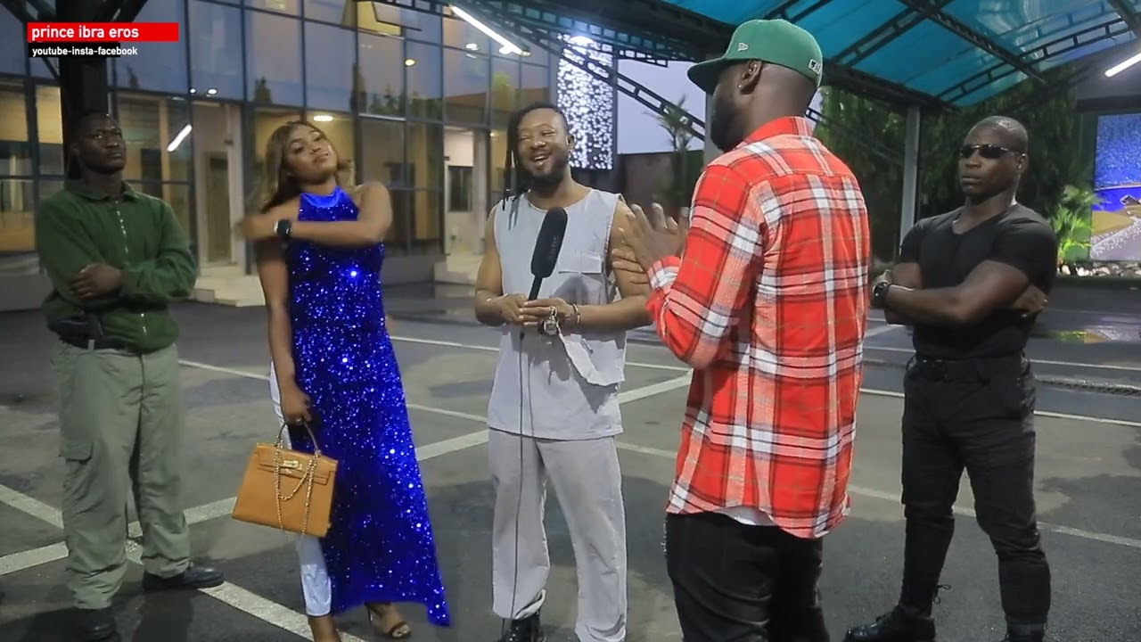 LE JEU DE L'AMOUR:il finissent par s'embrasser lors de ce rdv entre lady du nigeria et christian