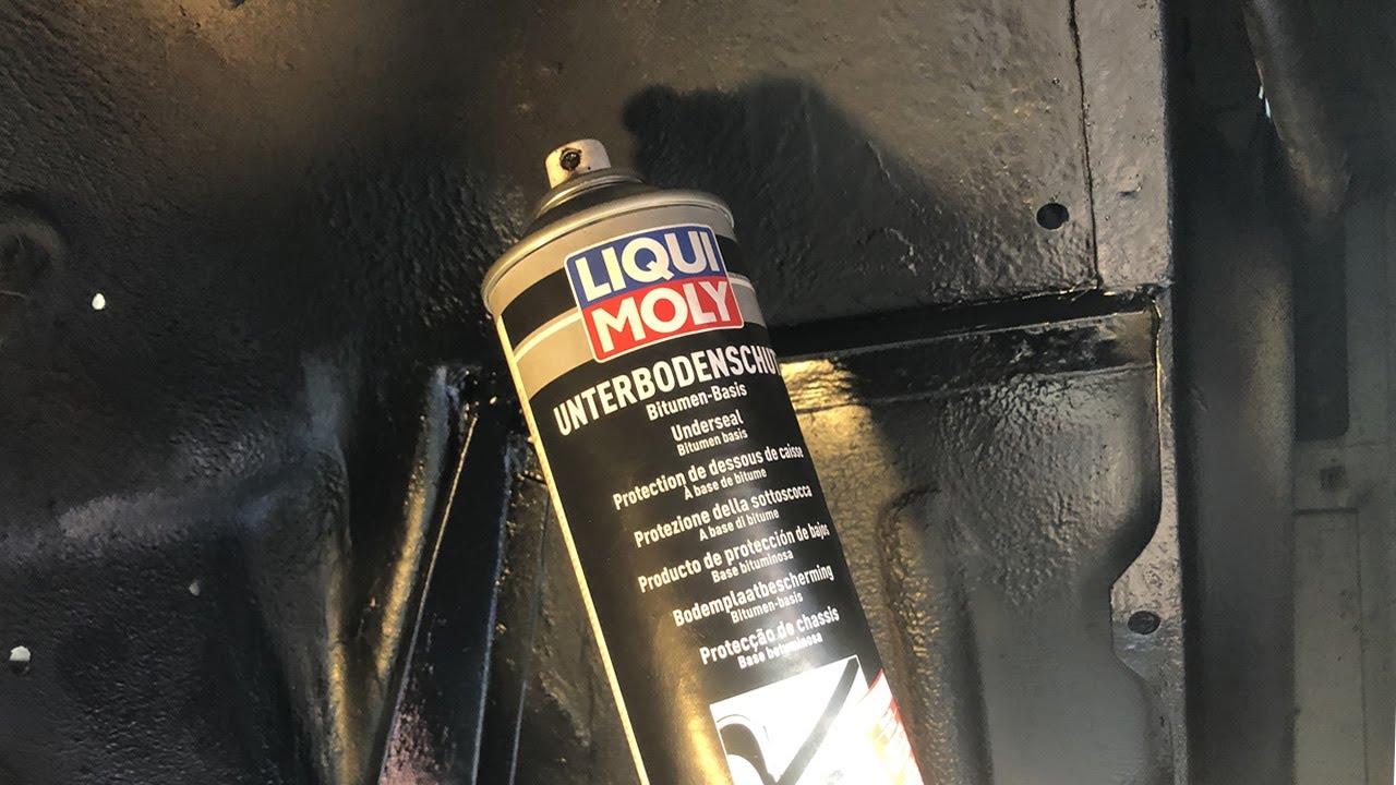 Liqui Moly 6111 Underseal Bitumen Black 500 мл — Обзор #liquimoly
