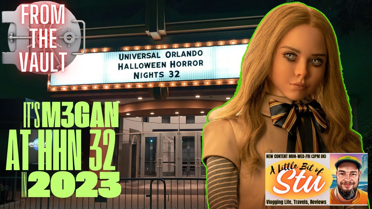 Megan flash mob at HHN 32 | Universal Studios Halloween Horror Nights 2023 (M3gan) #hhn #dance