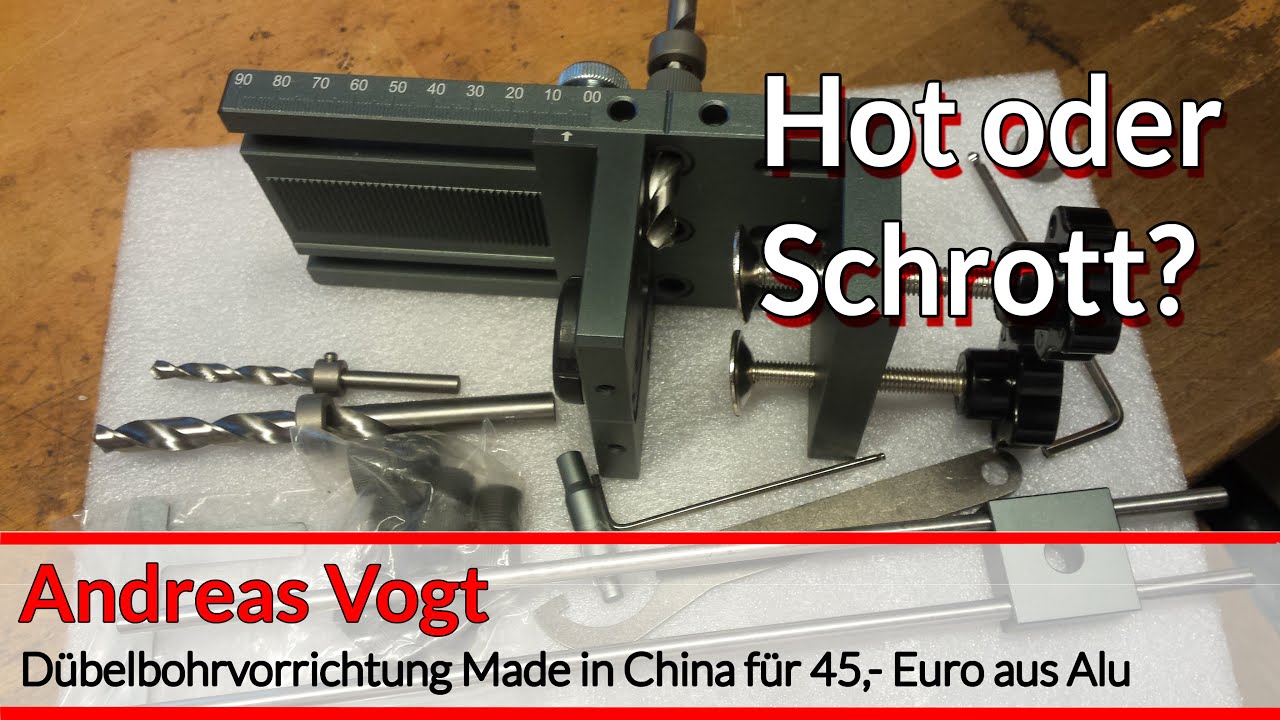Unboxing D&uuml;belbohrvorrichtung (Doweling Jig)