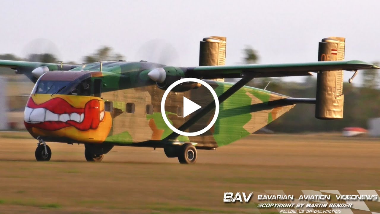 Short SC7 Skyvan - Pink Aviation Services OE-FDN, OE-FDK & OE-FDI - takeoff at Klatovy Airfield