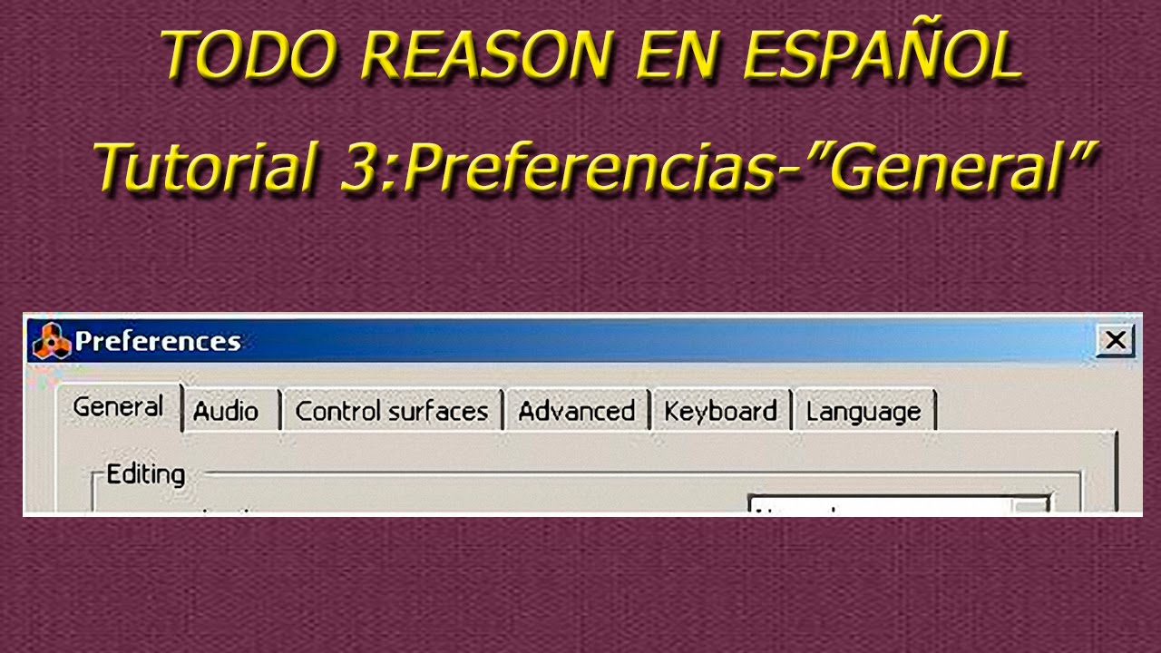 TUT-3-PREFERENCIAS-GENERAL-TODO REASON EN ESPAÑOL: