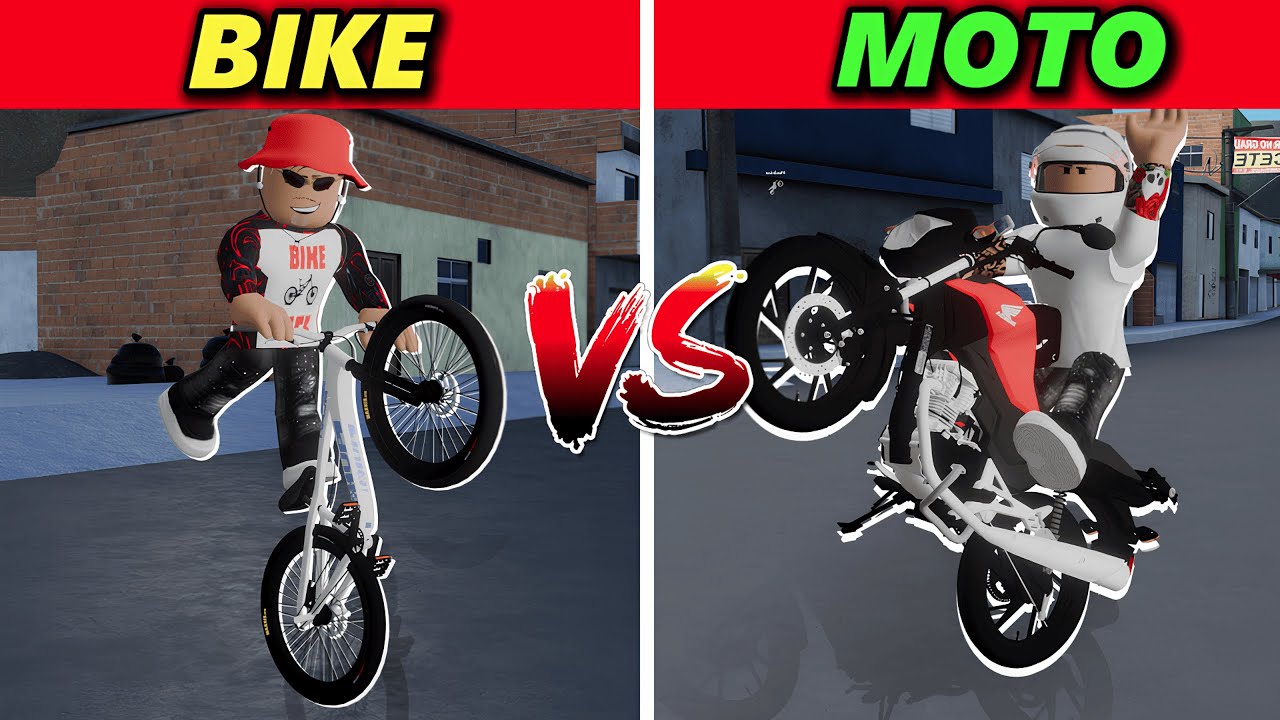 BIKE DEGREE VS MOTORCYCLE DEGREE!! 🏍🚲Roblox Rp