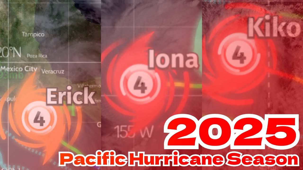 2025 Pacific Hurricane Season Animation