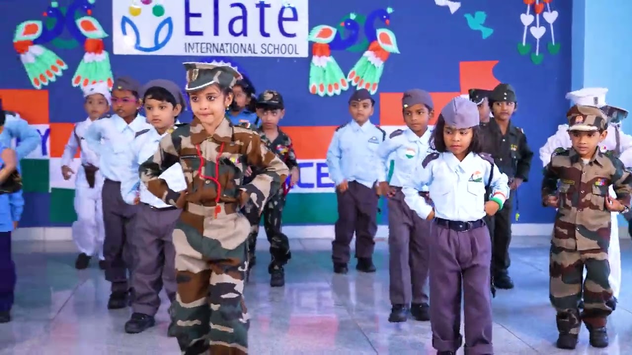 Independence Day Celebrations 2025 Pre-Primary, Grade I & II- Elate International School