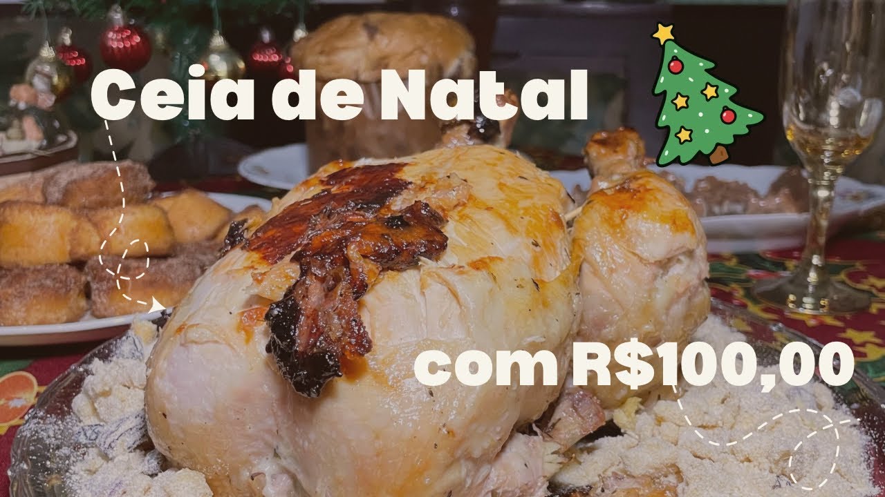 Ceia de Natal, completa, por R$100,00!