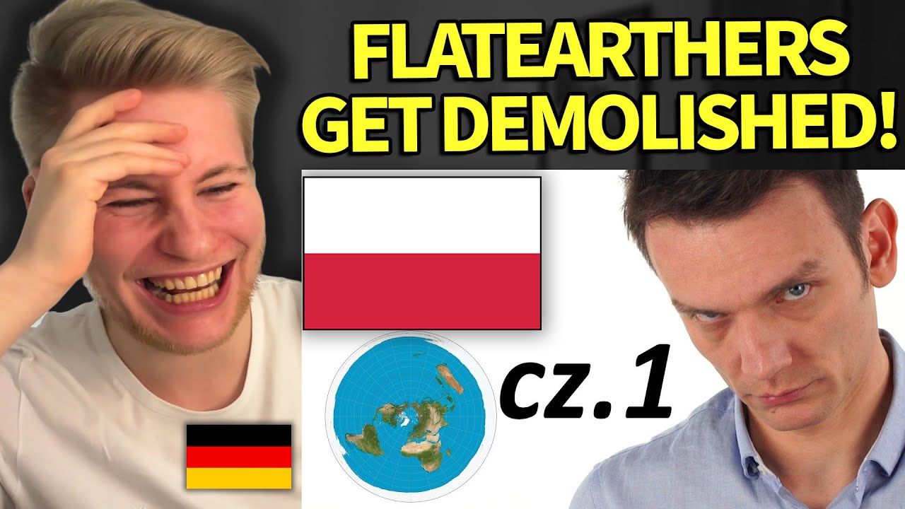 German reacts to Płaska Ziemia - Poważna Analiza (cz.1)