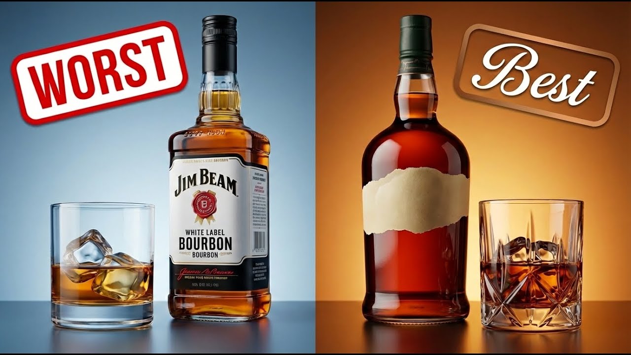 Popular BOURBON Brands Ranked Worst To Best