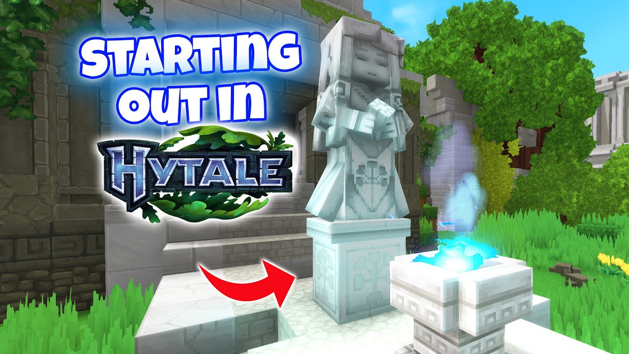 Starting My Hytale Adventure! | Tools, Exploration & a Mysterious Temple