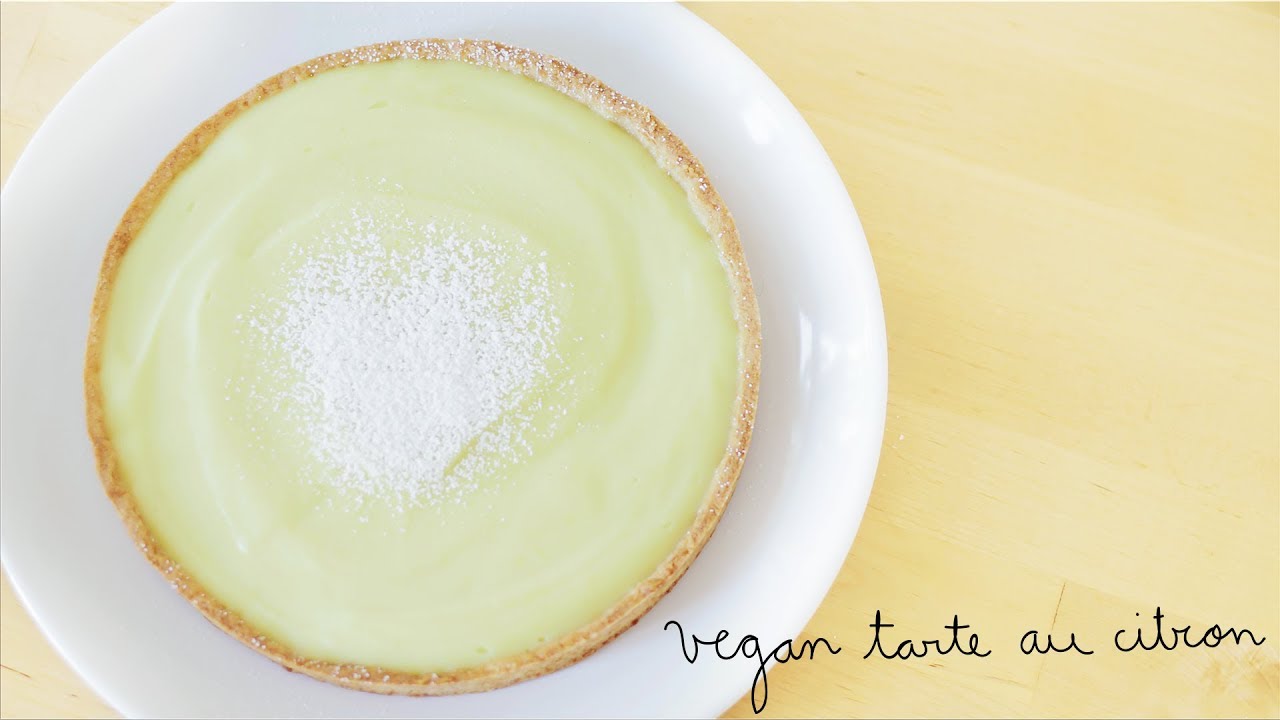 Vegan Tarte Au Citron: French Recipe | Receta francesa