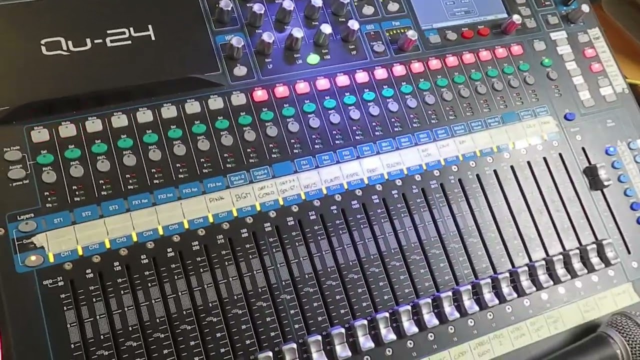 Utilizzare effetti esterni con il QU24