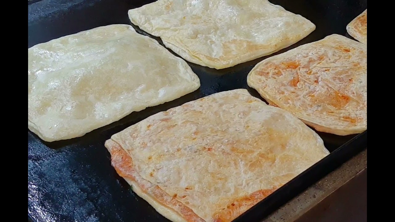 Moroccan Msemen |Moroccan Paratha |Moroccan Fried Bread |Morocco Square Pancakes|Morocco Street Food