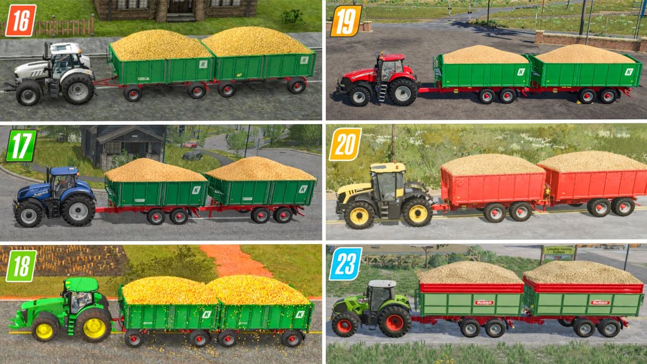 Fs16 Vs Fs17 Vs Fs18 Vs Fs19 Vs Fs20 Vs Fs23 | Loading All Crops | Timelapse 