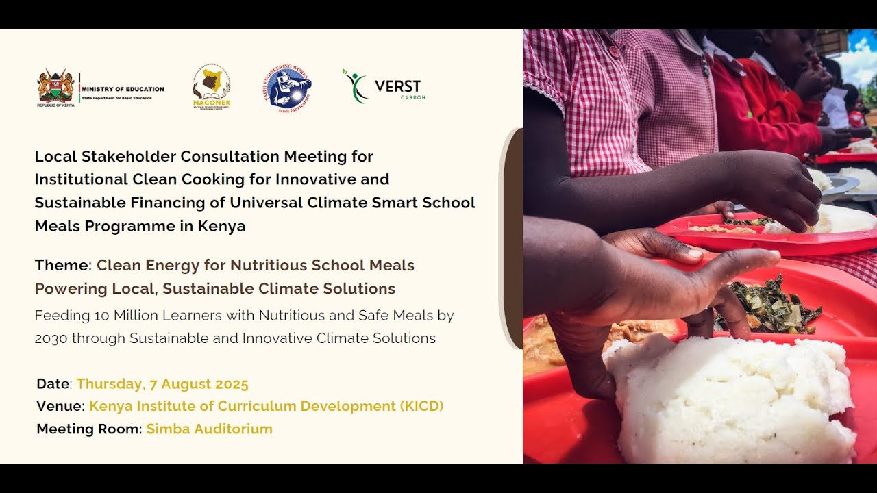 INSTITUTIONAL CLEAN COOKING FOR  INNOVATIVE AND SUSTAINABLE FINANCING OF UNIVERSAL CLIMATE SMART