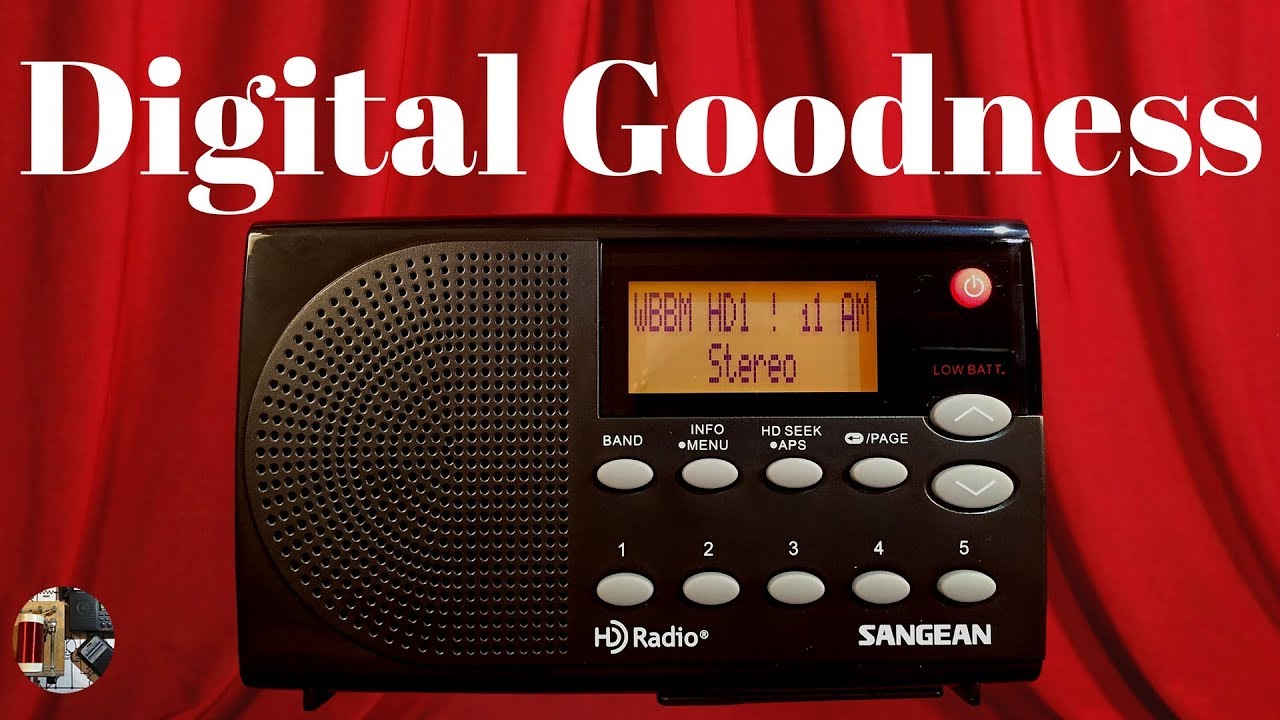 Распаковка и обзор портативного радио Sangean HDR-14 AM FM HD