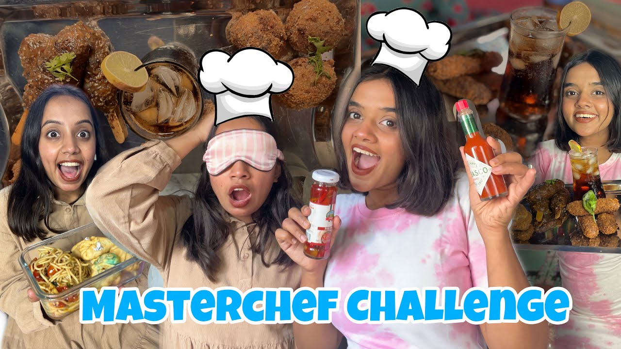 BLINDFOLD Master Chef Challenge 😱