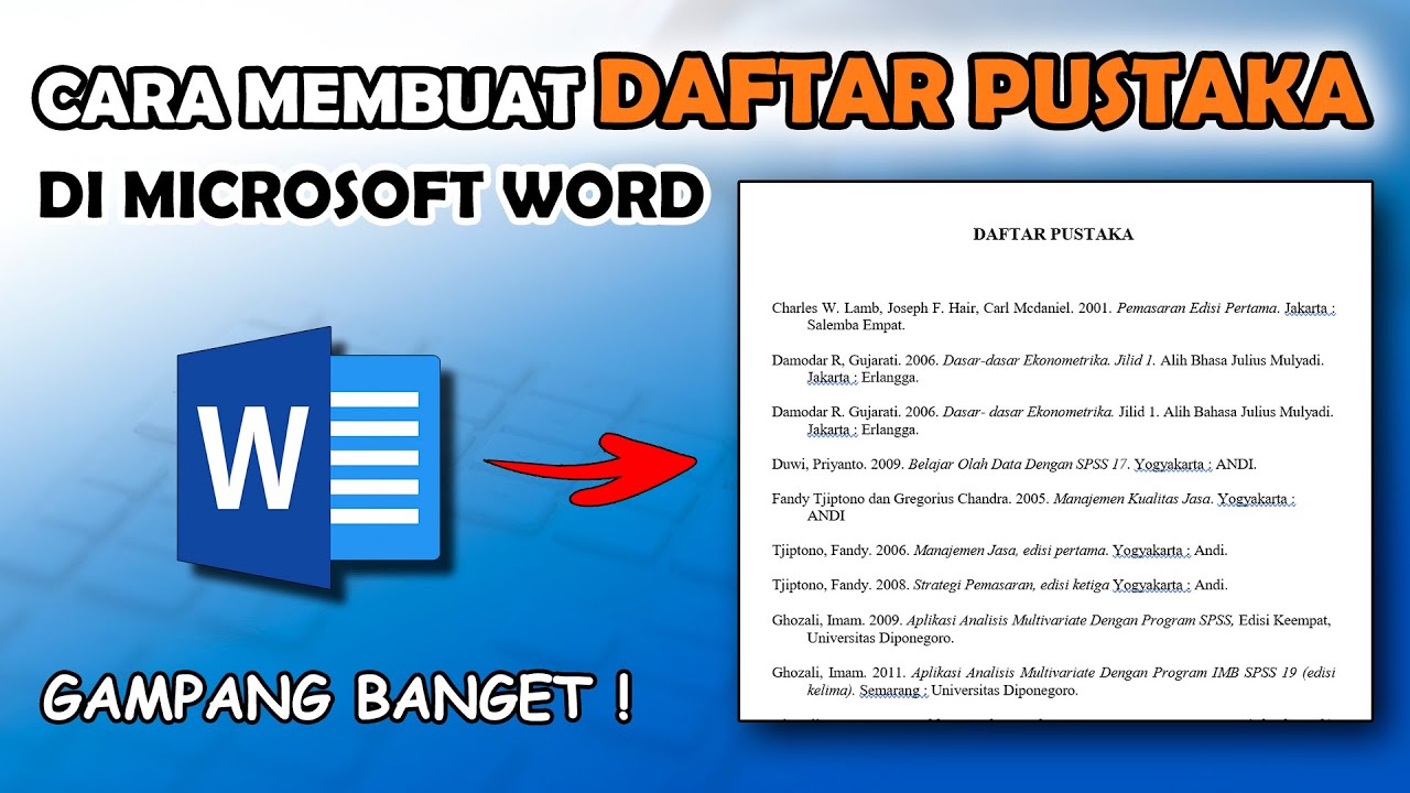Cara Membuat Daftar Pustaka Otomatis di Microsoft Word