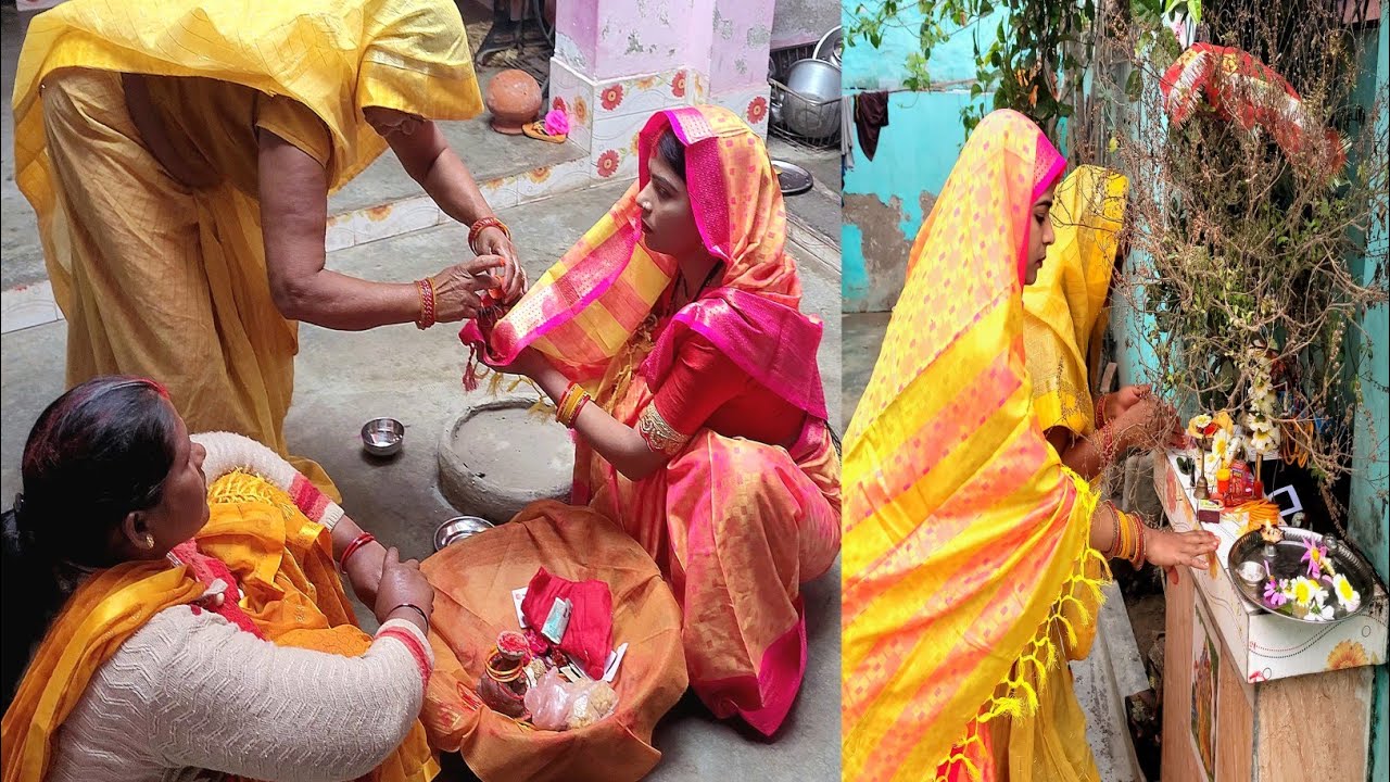 🙆इंतजार करते करते त्यौहार पर भूखे प्यासे ही रह जाते🎎ऐसे लिया जाता बसंत पंचमी के दिन सुहाग#kadipakora