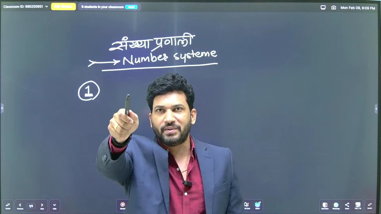 संख्येचे प्रकार, पूर्णांक संख्या नैसर्गिक संख्या, पूर्ण संख्या, परिमेय व अपरिमेय संख्या, वास्तव