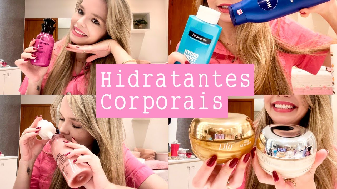 MINHA COLEÇÃO DE HIDRATANTES CORPORAIS 🌸🍭🎀 O Boticário | Natura | Nivea | Neutrogena |CeraVe muito +