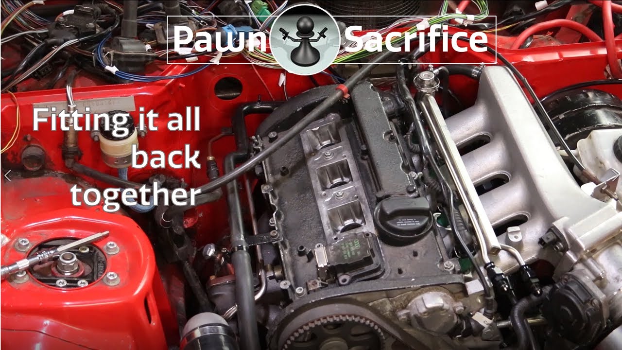 Refitting the engine stuck on bits | 924 S Turbo Build 49