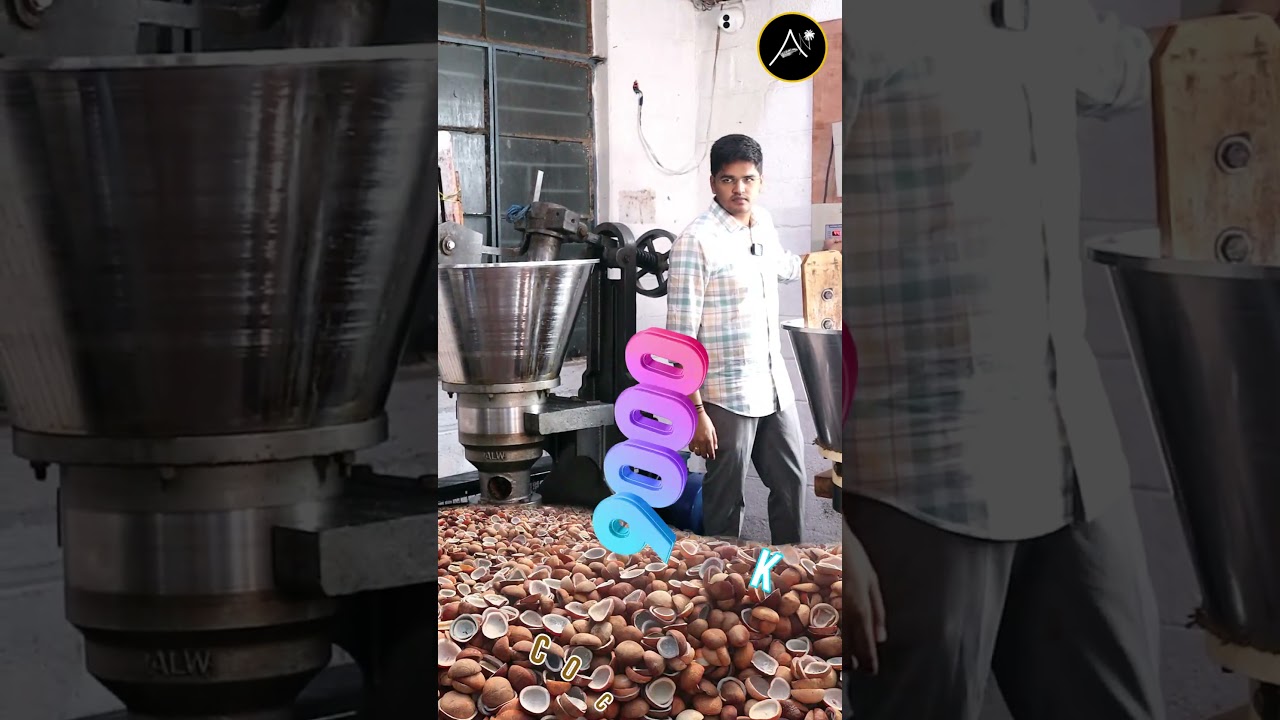 This is an 5000 litres of cold pressed coconut oil manufacturing series #coldpressoil #food #home