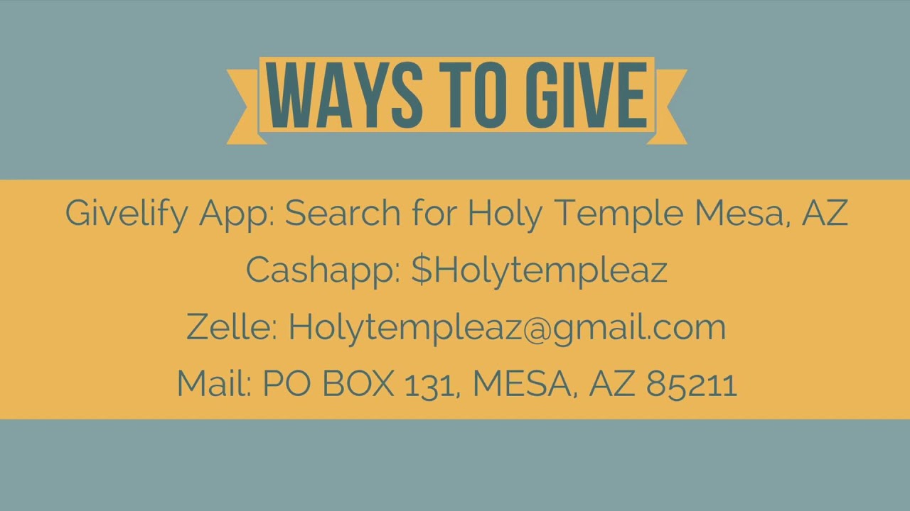 Holy Temple Church Of God In Christ