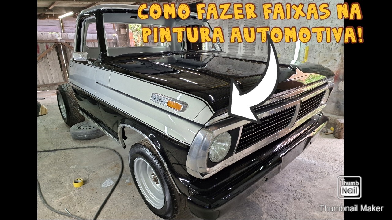 COMO PINTAR FAIXA NO CARRO NA PINTURA AUTOMOTIVA ( PASSO A PASSO)