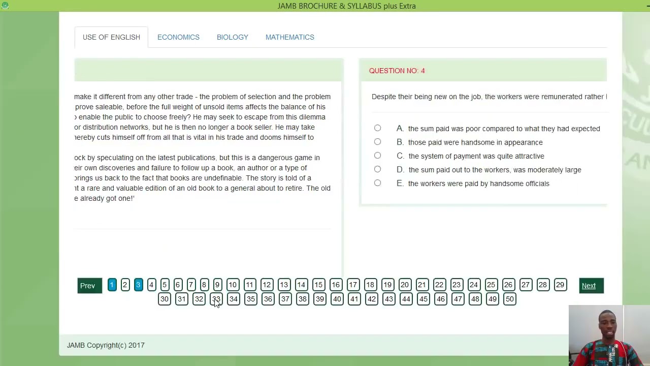 JAMB CBT TUTORIAL 2022