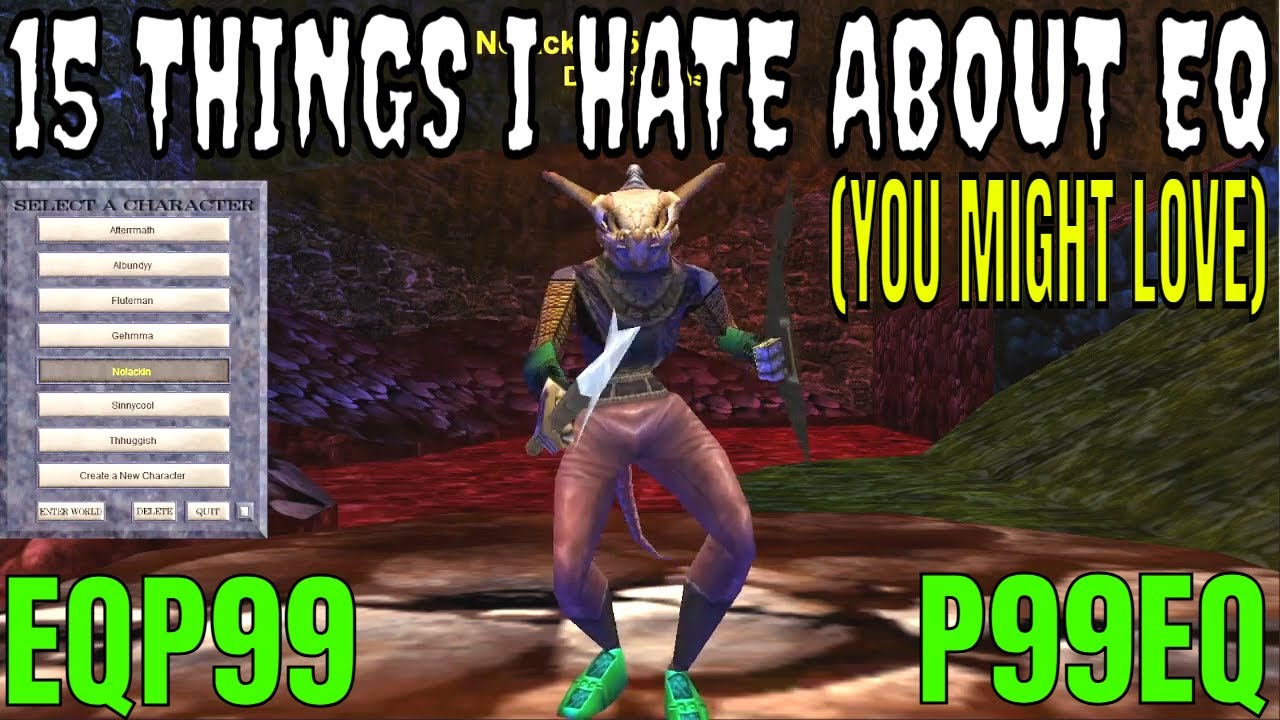 P99 EverQuest 15 Things I HATE about EVERQUEST (you might love..) while super chill dad campin