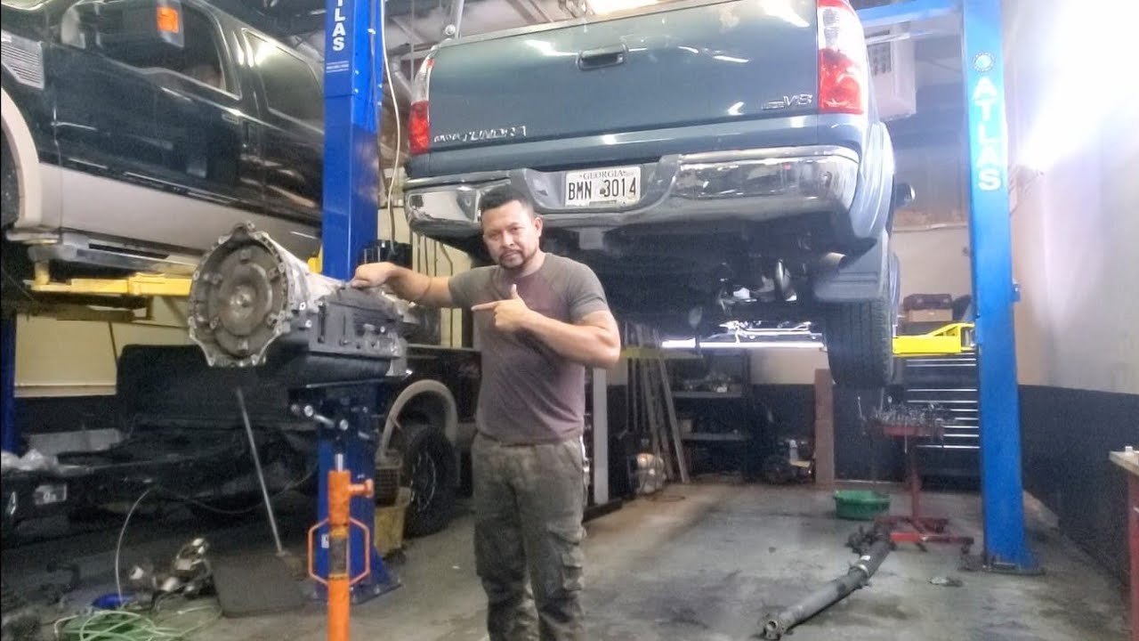 2005 toyota tundra como remover la transmission