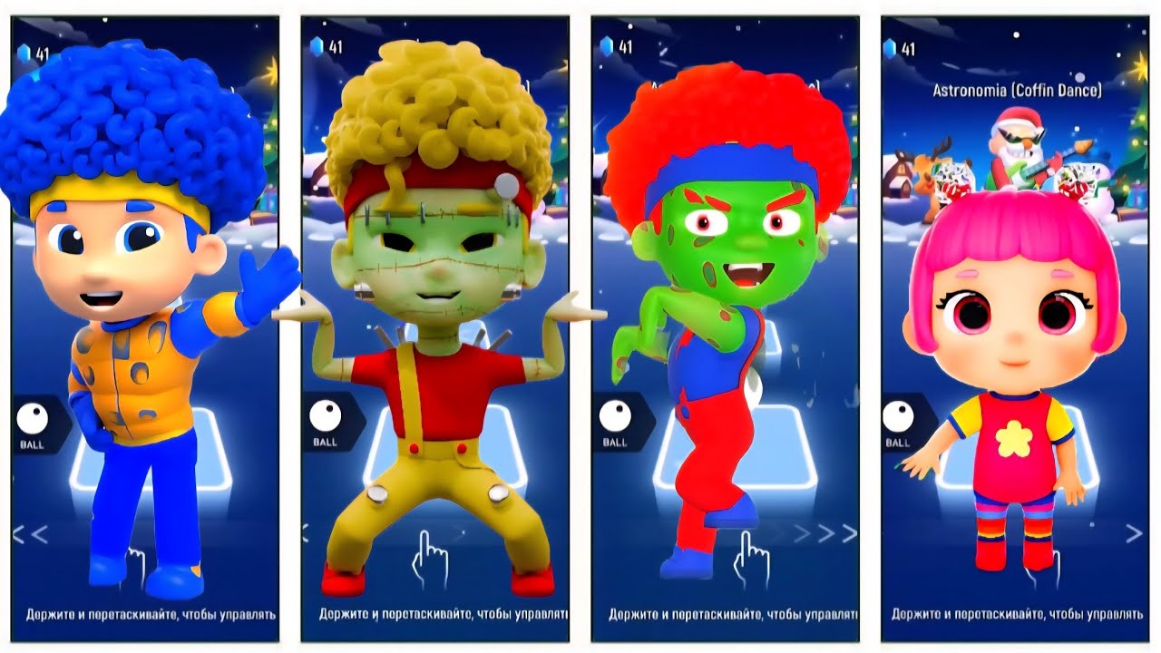 Zombie vs Monster vs Baby vs Classic Dbillions 💀👶👹 | Coffin Dance Tiles Hop ULTIMATE Battle!