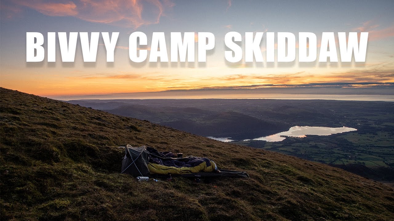 I Slept Alone on Top of a Mountain In A Bivvy! Wild Camping on Skiddaw Summit | Alpkit Elan Review