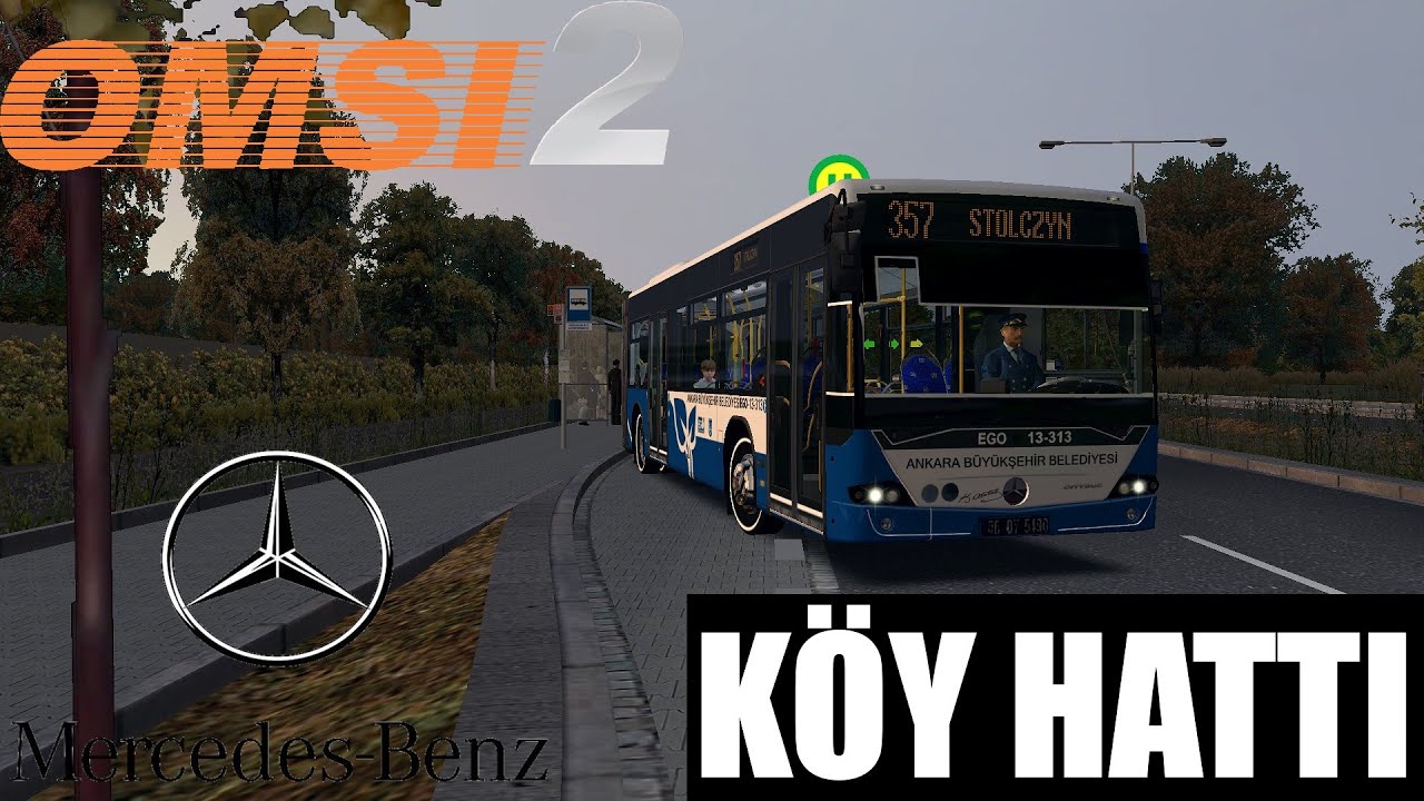 KÖY HATTI #3! KÖY YOLLARINDA MODİFİYELİ CONECTO İLE AKŞAM SEFERİ OMSİ2 FİKTİV SZCZECİN MAP