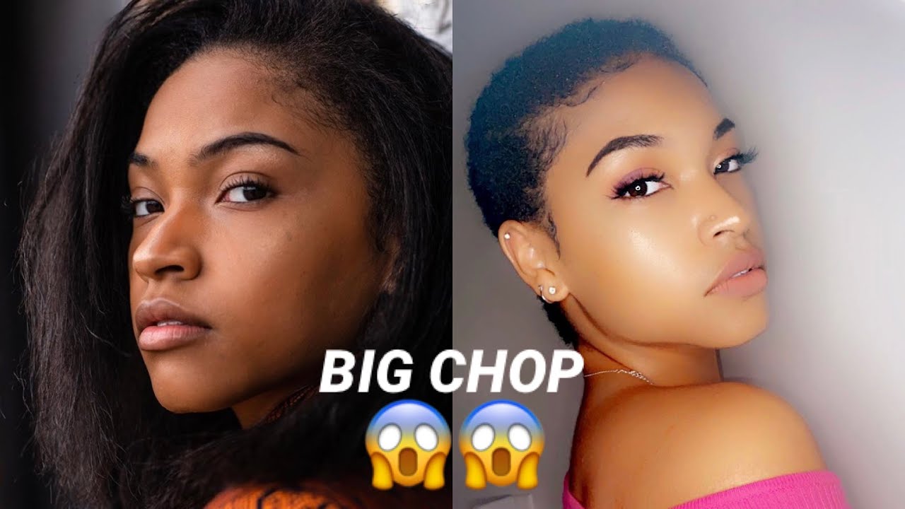 I SHAVED MY HEAD??? BIG CHOP 2020 !!!!