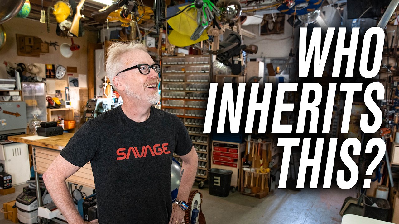 Adam Savage's Post-Death Plan for His Shop and Collections