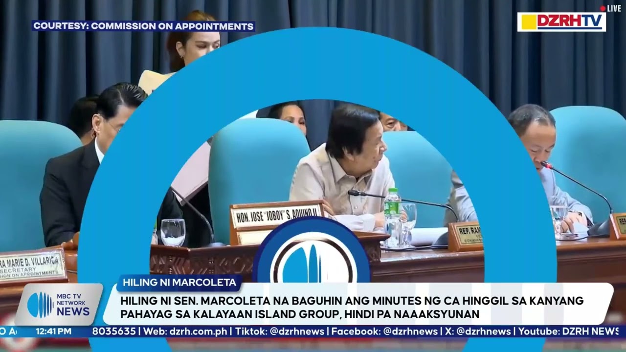 Hiling ni Sen. Rodante Marcoleta na baguhin ang CA minutes sa isyu ng KIG, hindi pa naaaksyunan