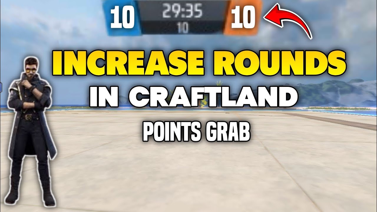 How To Increase Round In Craftland | Increase Round In Points Grab Map | PAC Gaming World 