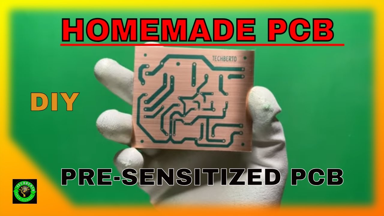 DIY PCB At Home | Presensitized Single-Sided  Board