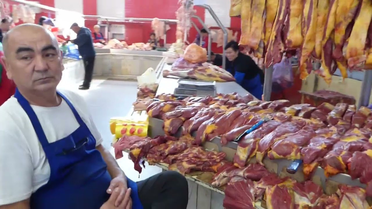 Fleischmarkt Teil 1, Osh Bazar, Bishkek, Kirgistan