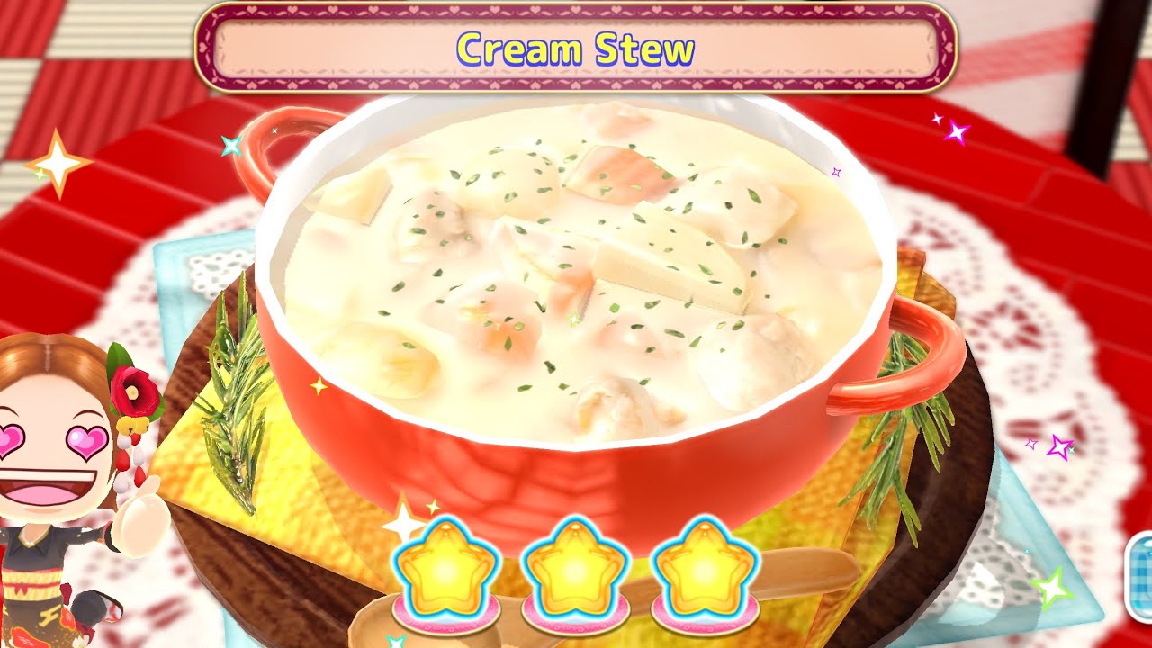 Cooking mama cuisine recipe #119 NO COMMENTARY// cream stew 