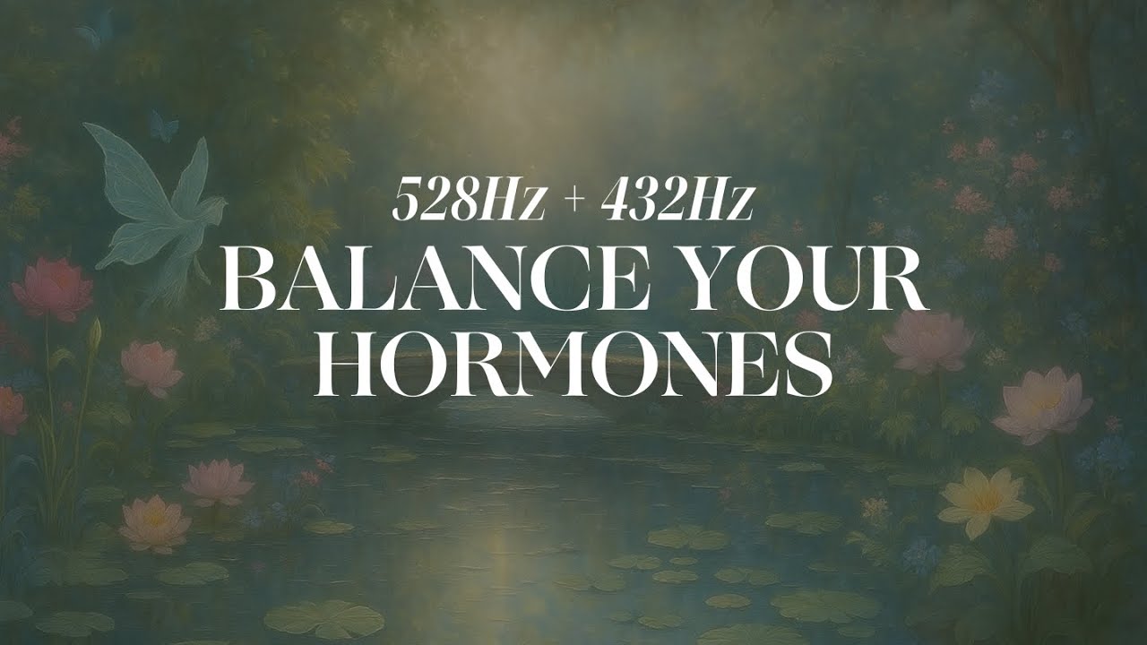 HORMONAL BALANCE | Solfeggio Frequency 528Hz + 432Hz