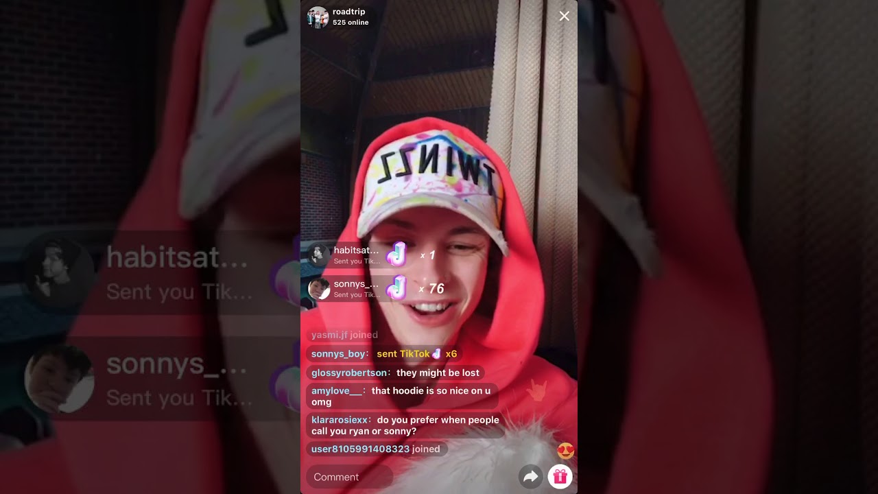 Sonny live on TikTok 27/2/20