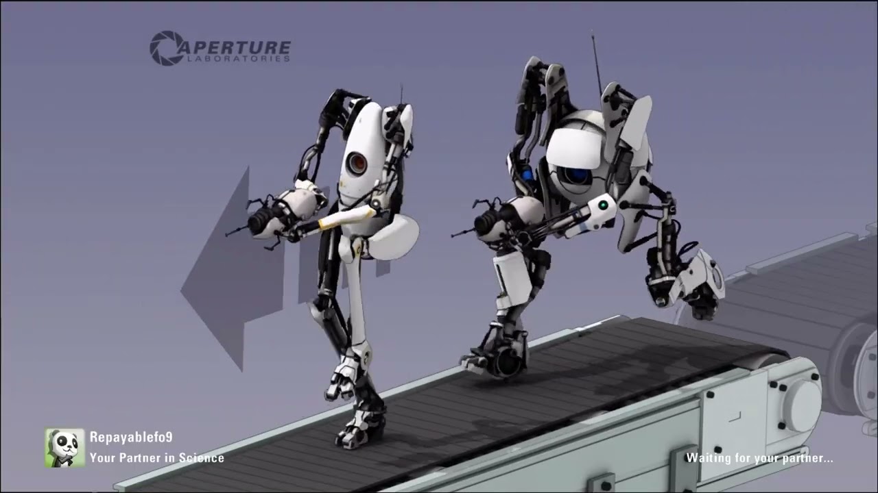 Portal 2 with my friend pt 2, pt 1