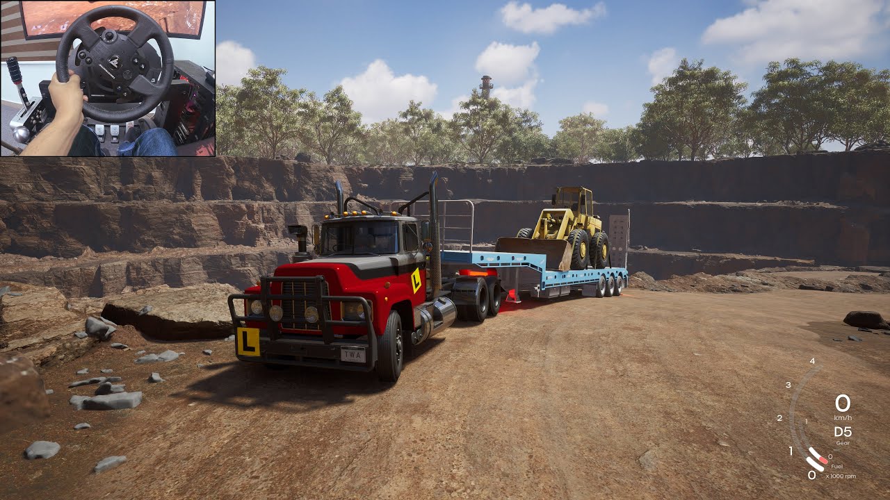 Truck World: Driving School - Thrustmaster TX gameplay
