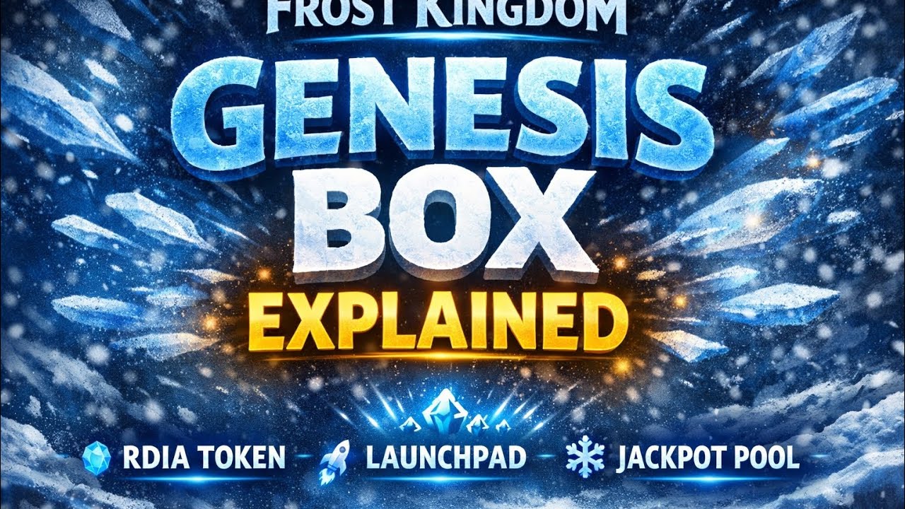 Frost Kingdom Genesis Box Explained | RDIA Token, Launchpad & Jackpot Pool Breakdown