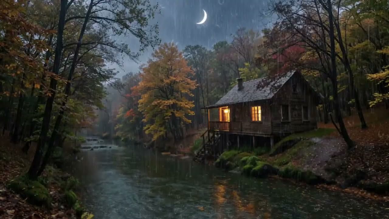 Night Rain in the Rainforest 🌧️ Relaxing Sleep Sounds for Stress & Anxiety Relief