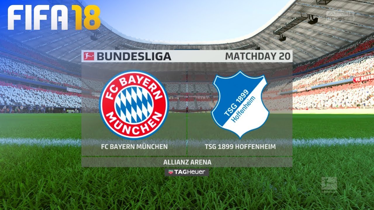 FIFA 18 - FC Bayern München vs. 1899 Hoffenheim @ Allianz Arena